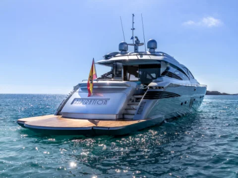 Yacht charter Ibiza Pershing 90 MY Inspiration