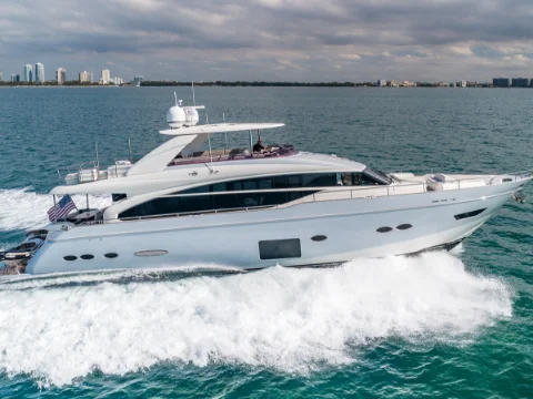 freedom princess 88 luxury yacht charter miami