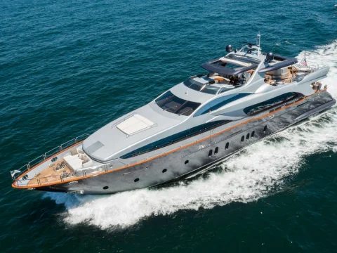 116 azimut tail lights luxury yacht charter bahamas