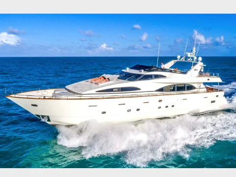 millenium azimut 100 reflection luxury yacht charter miami