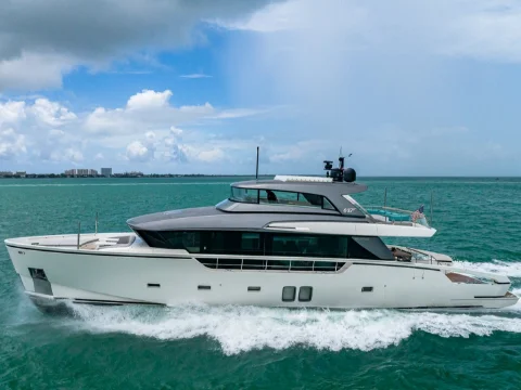 no time to die 88sx sanlorenzo sx88 luxury superyacht yacht charter miami