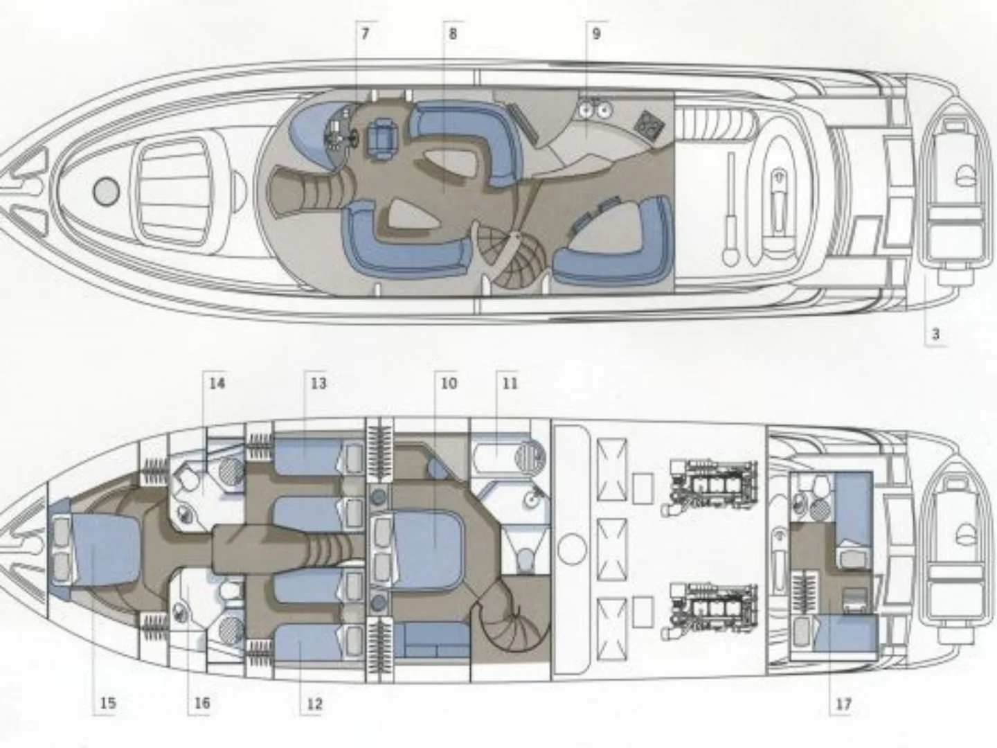 Sunseeker Manhattan 74 2003 for sale - Photo 2