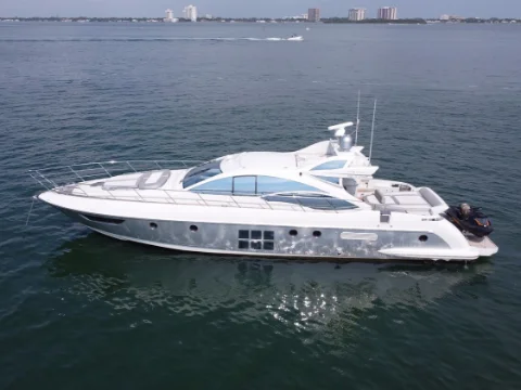 Life is Great Azimut 62 luxury yacht charter miami