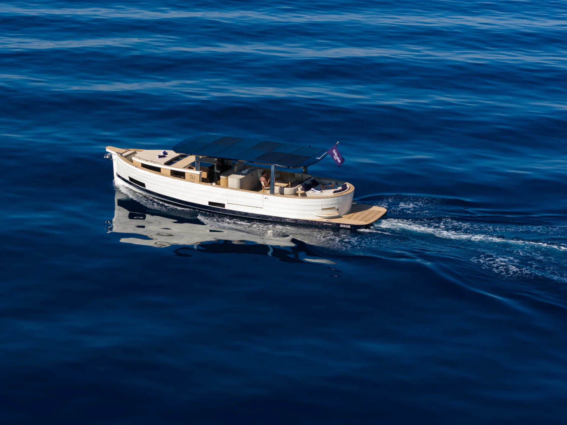 Samar 50 Solar-electric Modern llaut-inspired yacht - Photo 3