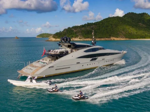 Andiamo Palmer Johnson 150 Super Yacht Charter Bahamas Miami Fort Lauderdale