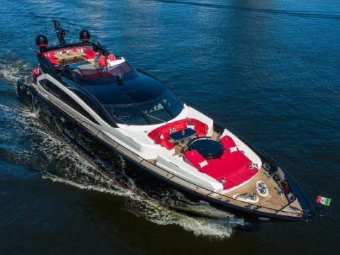 canelo sunseeker 101 luxury yacht charter bahamas