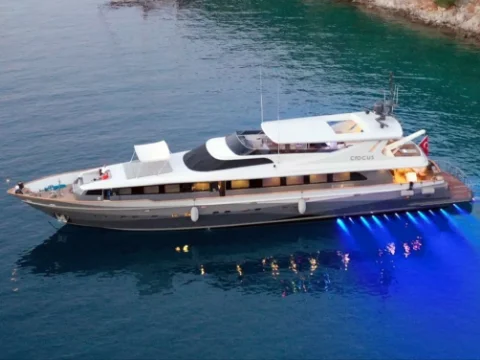 Custom Made 40m Crocus yacht charter Turkey