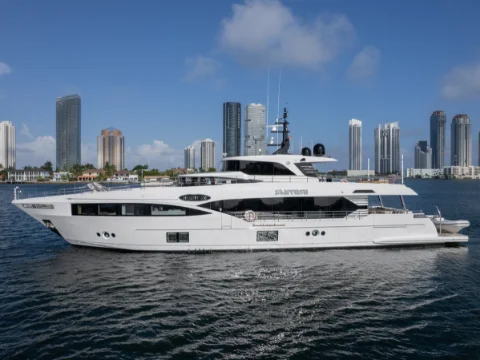 MY Santosh | Gulf Craft 108 | Yacht Charter Virgin Islands