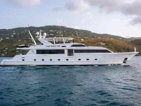 MY Lady Sharon Gale | Broward 112 | Yacht Charter Virgin Islands