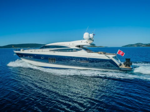 princess v78 gitana yacht charter french riviera