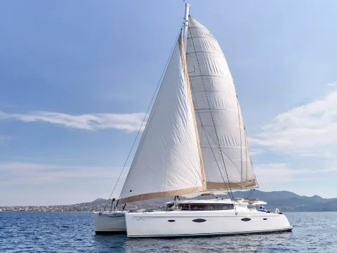 S/Y Worlds End Fountaine Pajot 65 Yacht Charter Greece