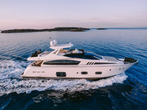 M/Y D&D Ferretti 80 yacht charter greece