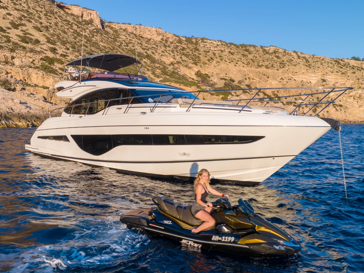 yacht charter mallorca Princess s66 negotiator