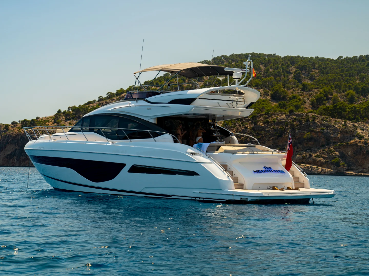 yacht charter mallorca Princess s66 negotiator