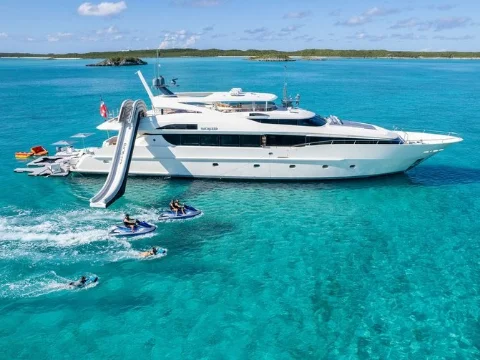 Yacht Charter Bahamas Palmer Johnson 123 Black Sheep